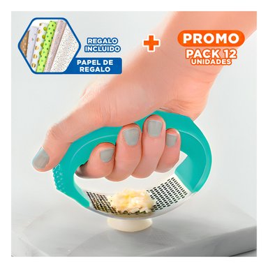 PACK12 CORTADOR PARA RECETAS EN VERDE AGUA Y+PAPEL DE REGALO