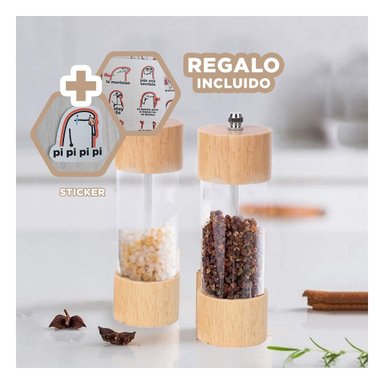 MOLINILLO DE CAFE PARA COCINA 5X16.5CM Y+REGALO STICKERS