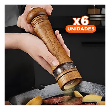 PACK6 MOLEDOR PARA CONDIMENTOS 5X15.5CM Y+REGALO STICKERS