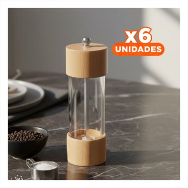 PACK6 MOLIDOR DE GRANOS FINOS 5X16.5CM Y+REGALO STICKERS