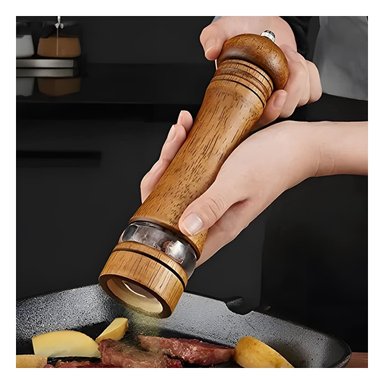 MOLINILLO CON FRANJA DE METAL DE SAL Y+LIGAS DE REGALO