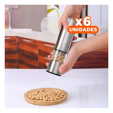 PACK6 MOLIDOR DE GRANOS FINOS EN PATEADO Y+REGALO STICKERS