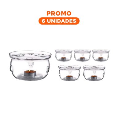 PACK6 PLATAFORMA RESISTENTE AL CALOR PARA CAFETERA PD24-440