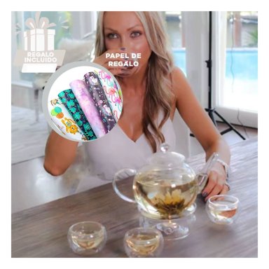 BASE CON PLACA DE ACERO PARA TETERA Y+PAPEL DE REGALO