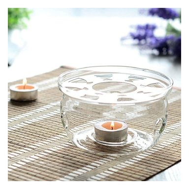 SOPORTE PARA TETERA DE COLOR TRANSPARENTE INTEGRANDO PLACA DE ACERO Y+PAPEL REGALO - 5