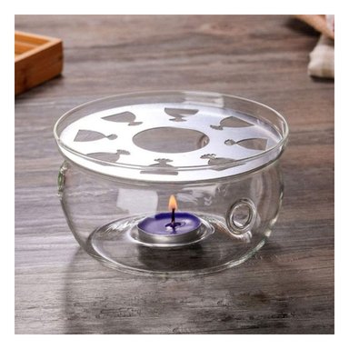 PACK12 PLATAFORMA DE COCINA DE COLOR TRANSPARENTE CON PLACA DE ACERO PARA TETERA - 5