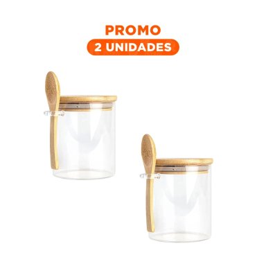 PACK2 FRASCO PRACTICO PARA SALSAS Y CUCHARA TRANSPARENTE
