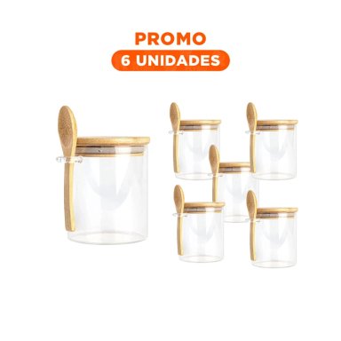 PACK6 ENVASE 10 X11 CM PARA SNACK EN TRANSPARENTE
