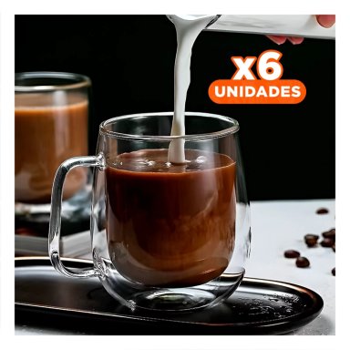 PACK6 RECIPIENTE CON ASA PARA TE AESTHETIC Y+REGALO STICKERS