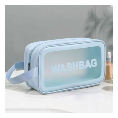 BOLSA RECTANGULAR PARA LLEVAR CELESTE Y+LIGAS DE REGALO