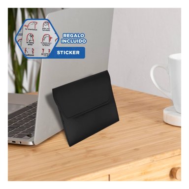 SET 12 DE OBJETOS PARA PEDICURE EN NEGRO Y+REGALO STICKERS