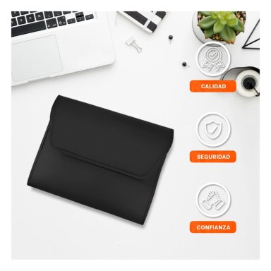 SET 12 ACCESORIOS DE MANICURE Y PEDICURE EN NEGRO