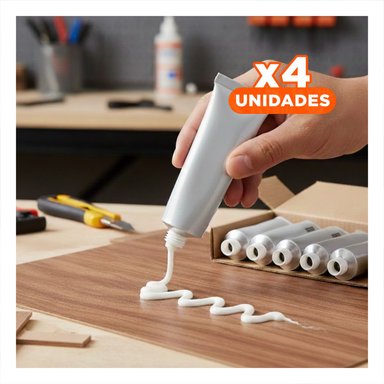 PACK4 ARTICULO DE FIJACION PARA PEGAR CERAMICA Y VIDRIO CON SEGURIDAD TOTAL Y FIRME