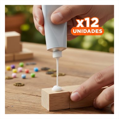 PACK12 MEZCLA DE PEGADO PARA EVITAR EL DESPRENDIMIENTO DE PARTES SUELTAS EN SU CASA