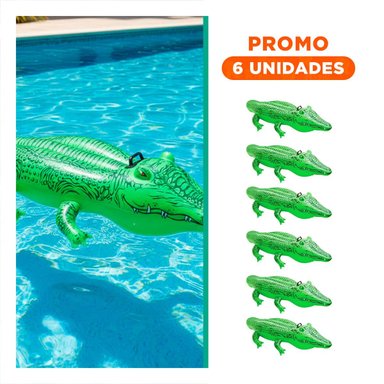 PACK6 ACCESORIO FLOTANTE PARA ACTIVIDADES ACUATICAS CON FORMA ANIMAL