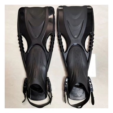 PALETAS DE NATACION NEGRO CON INNOVACION EN FORMA PARA ENTRENAMIENTO