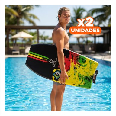 PACK2 EQUIPO ACUATICO 37 PULGADAS 93,5CM X 48,5CM X 5,5CM MULTICOLOR PARA MAR Y+REGALO STICKER