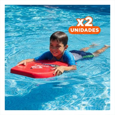 PACK2 TABLA ACUATICA 41 PULGADAS COLOR ROJO PARA USO RECREATIVO EN EL MAR Y+REGALO STICKER