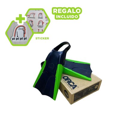 IMPLEMENTOS SUBMARINOS CON ALETAS DE CAUCHO PARA SESIONES RECREATIVAS Y+REGALO STICKER