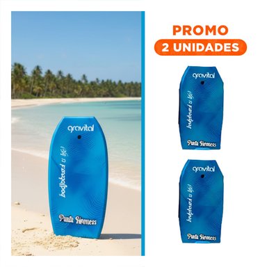 PACK2 EQUIPO BODYBOARD 42 PULGADAS COLOR AZUL PARA USO EN TEMPORADA VERANO