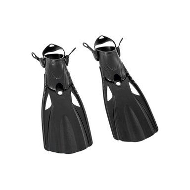 ALETAS DEPORTIVAS NEGRO CON ESTRUCTURA RESISTENTE PARA USO FRECUENTE Y+PAPEL REGALO