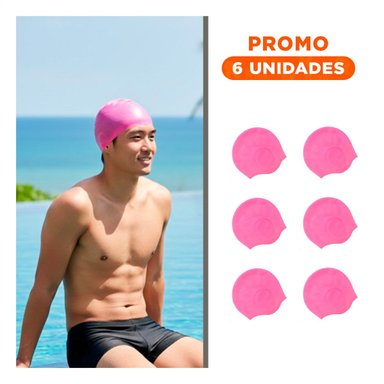 PACK6 GORRO DE NATACION PARA NINOS CON COMODIDAD Y PROTECCION
