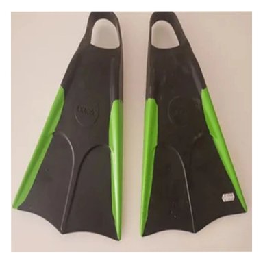 COMPLEMENTOS DE ACTIVIDADES ACUATICAS CON ALETAS NEGRO VERDE