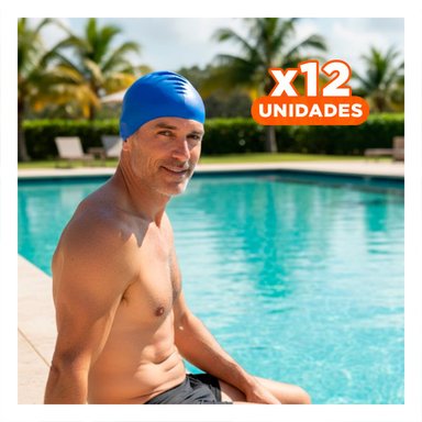 PACK12 GORRO INFANTIL PARA APRENDER A NADAR CON SEGURIDAD