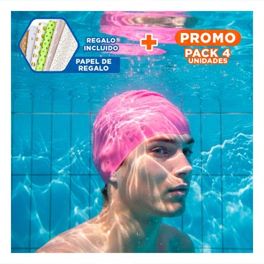 PACK4 GORRO INFANTIL PARA ENTRENAMIENTO CON AJUSTE SEGURO Y+PAPEL REGALO