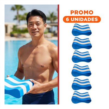 PACK6 ELEMENTO FUNCIONAL PARA NATACION INFANTIL CON PULL BOY RESISTENTE