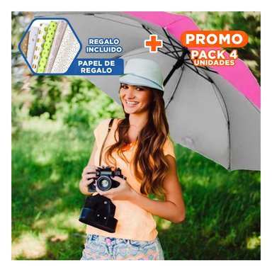 PACK4 ACCESORIO PORTATIL PLEGABLE PARA CARTERA O BOLSILLO COLOR ROSADO USO FACIL Y+PAPEL REGALO