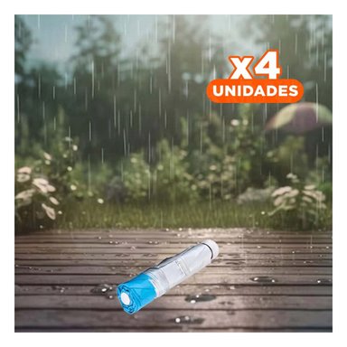 PACK4 PARAGUAS PLEGABLE PORTATIL PARA SOL Y LLUVIA EN CARTERA O BOLSILLO COLOR CELESTE