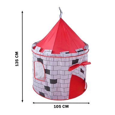 PACK6 CARPA COMPACTA DE NIÑO DE CAMPO MG-801 EB ROJO PARA DIVERSION - 4