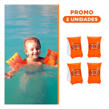 PACK2 DISPOSITIVO DE BRAZO INFLABLE PARA NIÑOS ACTIVIDADES EN AGUA 30 X 15 CM