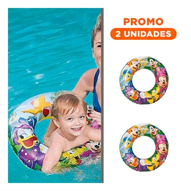 PACK2 FLOTANTE PORTATIL ANIMADO 91004 COMODO Y RESISTENTE PARA PISCINA