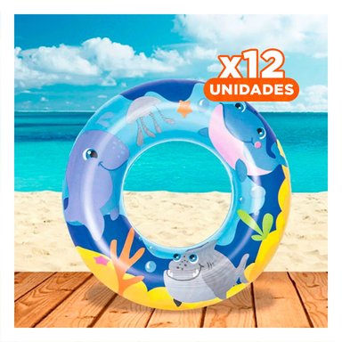 PACK2 FLOTADOR DE PISCINA ACUARIO TORTUGA 36113 COMODO Y SEGURO Y+REGALO STICKER