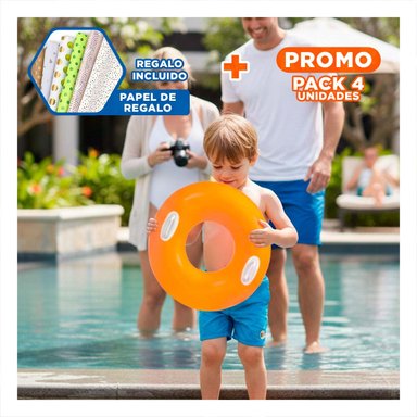 PACK4 JUGUETE CON ASA ANARANJADO 76 CM FACIL DE USAR Y LUDICO PARA NIÑOS Y+PAPEL REGALO