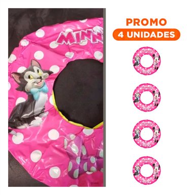 PACK4 ARO DE PISCINA ANIMADO 91040 COMODO Y RESISTENTE PARA DIVERSION Y+REGALO STICKER