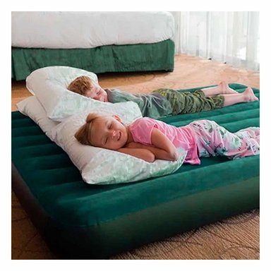 PACK6 COLCHONETA COMODA TWIN 1 PLAZA COD 66950 INFLABLE Y FACIL DE GUARDAR Y+REGALO STICKER - 3