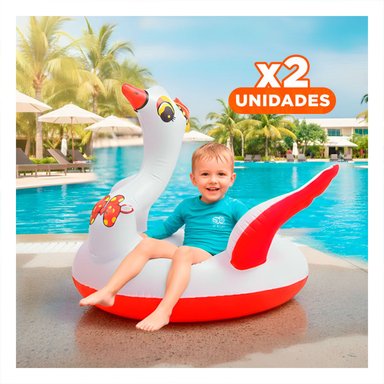 PACK2 JUGUETE CISNE 30 X 21 CM INFANTIL ACUATICO Y LUDICO PARA JUEGOS Y+REGALO STICKER