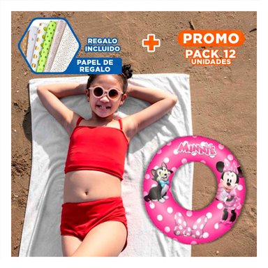PACK12 FLOTADOR INFLABLE ANIMADO 91040 FACIL DE COLOCAR Y RESISTENTE Y+PAPEL REGALO