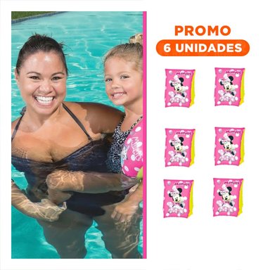 PACK6 FLOTADOR PORTATIL DE AGUA SEGURO Y COMODO PARA PISCINA
