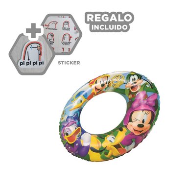 FLOTANTE INFANTIL ANIMADO 91004 DURABLE Y FACIL DE USAR EN PISCINA Y+REGALO STICKER