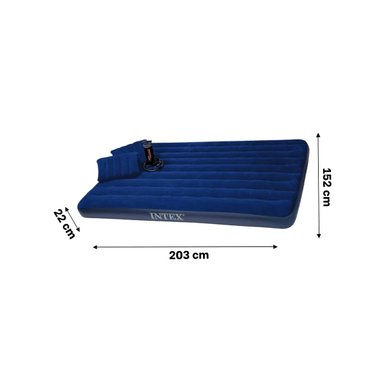 PACK2 COLCHONETA DE AIRE QUEEN 2 1/2 PLAZAS COD 64765 FACIL DE INFLAR Y DESINFLAR - 4