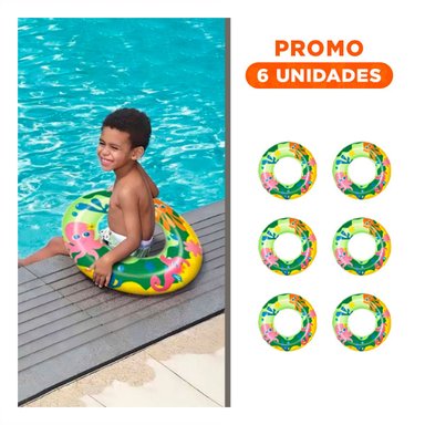 PACK6 FLOTADOR PORTATIL DE AGUA ACUARIO PULPO 36113 FACIL DE USAR Y INFLAR