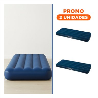 PACK2 COLCHONETA PORTATIL 1 1/2 PLAZA COD 64757 FACIL DE GUARDAR Y TRANSPORTAR