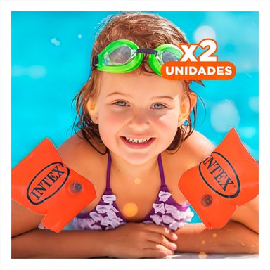 PACK2 ELEMENTO RECREATIVO DE BRAZO INFLABLE PARA NIÑOS 23 X 15 CM Y+REGALO STICKER