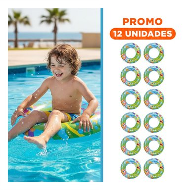 PACK12 COLCHONETA INFLABLE PORTATIL INFANTIL 59241NP COMODA Y DURADERA Y+REGALO STICKER