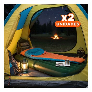 PACK2 COLCHONETA COMODA TWIN 1 1/2 PLAZA COD 64761 PARA DESCANSO DIARIO Y+REGALO STICKER