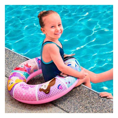 FLOTADOR INFANTIL ANIMADO 91043 FACIL DE INFLAR Y RESISTENTE PARA PISCINA